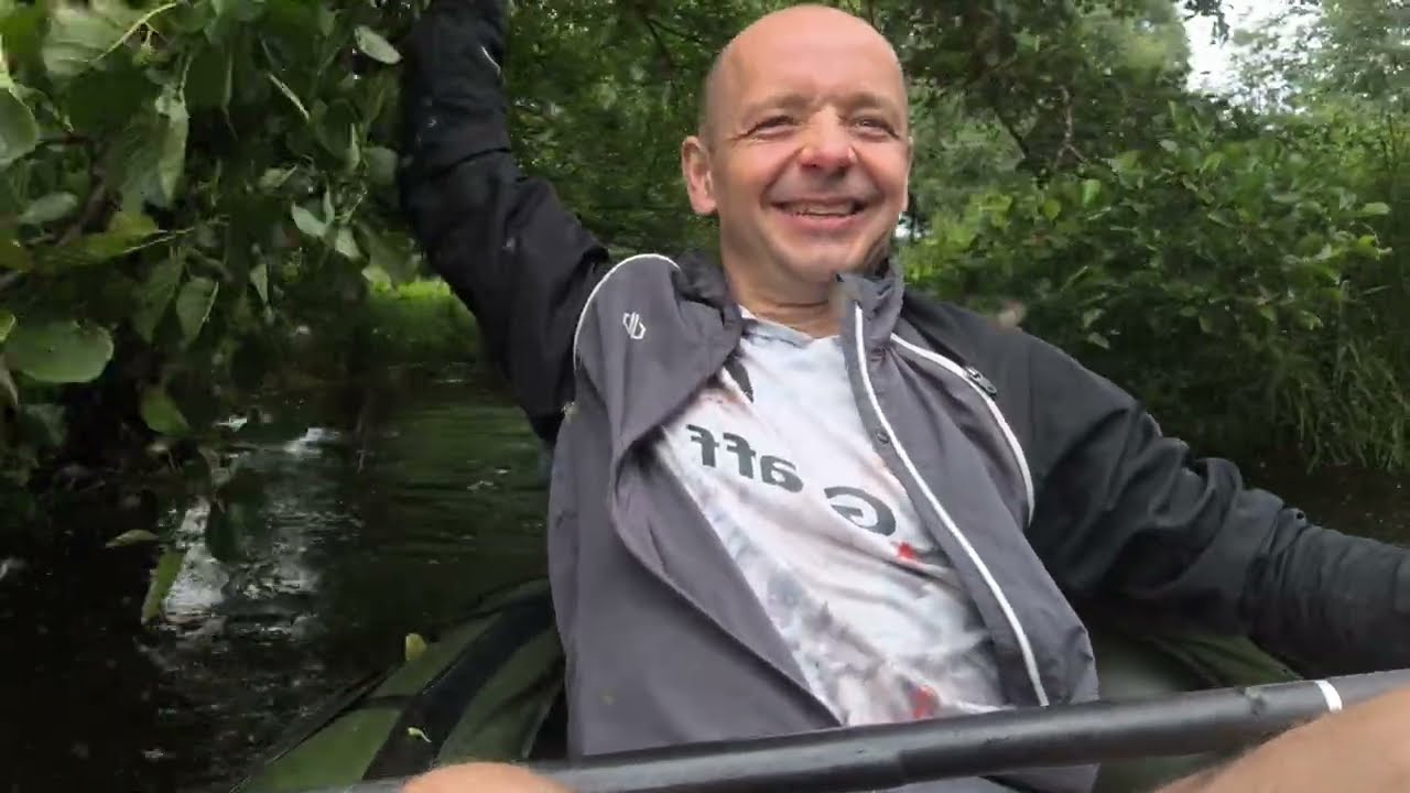 Czarna Hańcza, Kanał Augustowski / pontonem