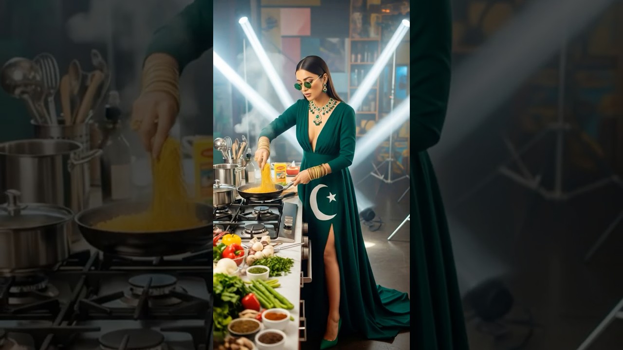 Maggi Challenge! 🇮🇳 India vs 🇵🇰 Pakistan | Battle of the Noodles 🍜#ai #india #pakistan