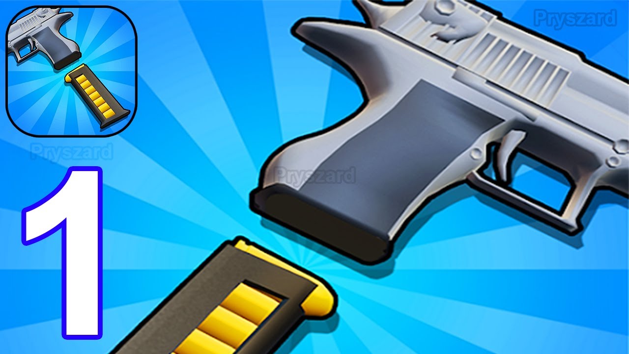 Reload Rush - Gameplay Walkthrough Part 1 Gun Head Merge Shooting Run (iOS, Android)