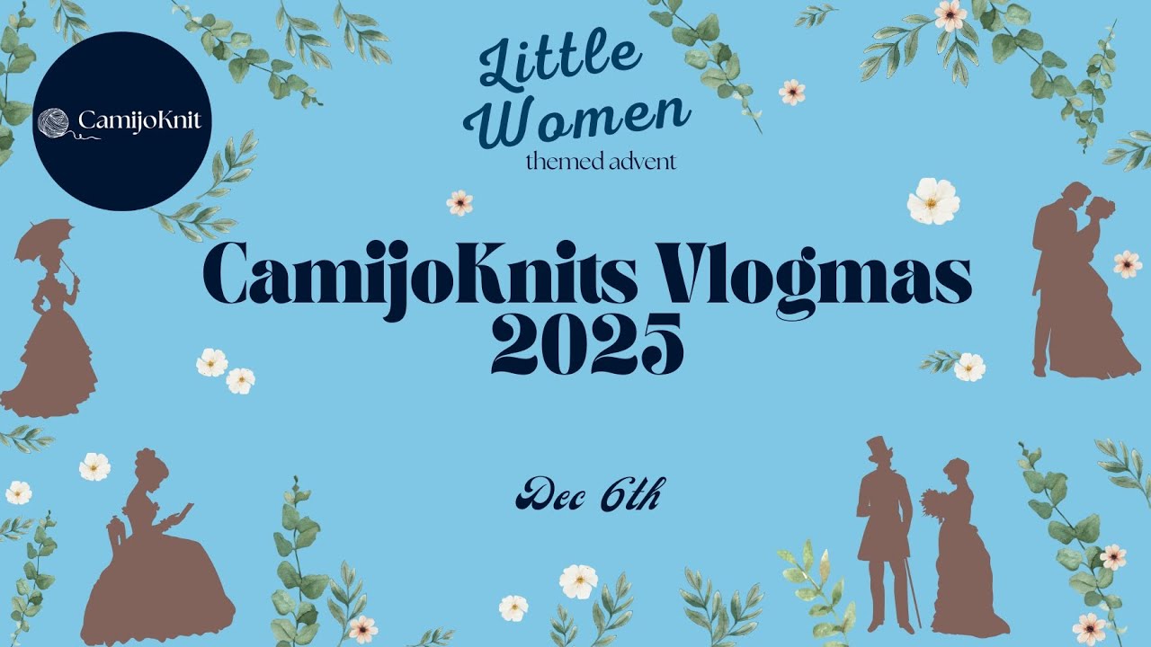 6 декабря: CamijoKnits Vlogmas. Прекрасный день, в студии отметили маленькое Рождество.