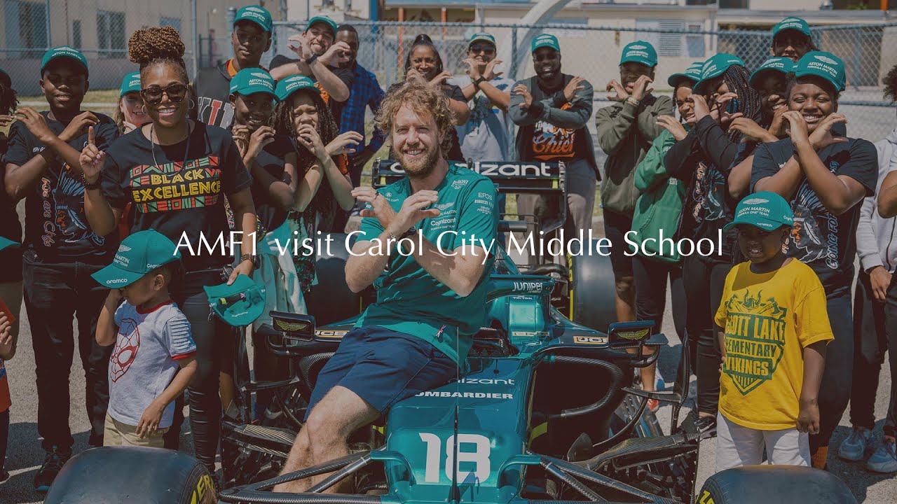 AMF1 visit Carol City Middle School
