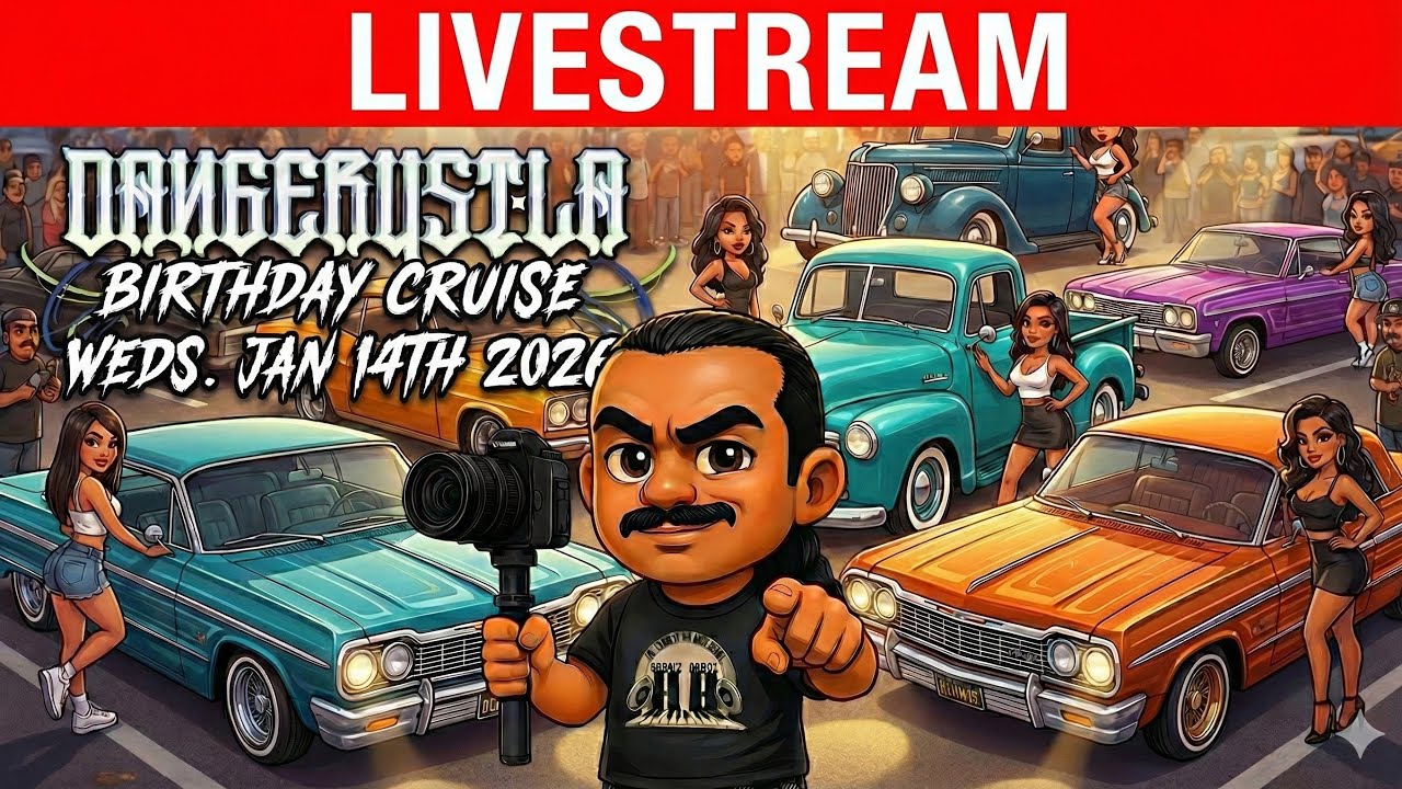 ​🔴 HAPPENING NOW: Wednesday Night Cruise! 💥 Dangerust LA Birthday Celebration 🎥