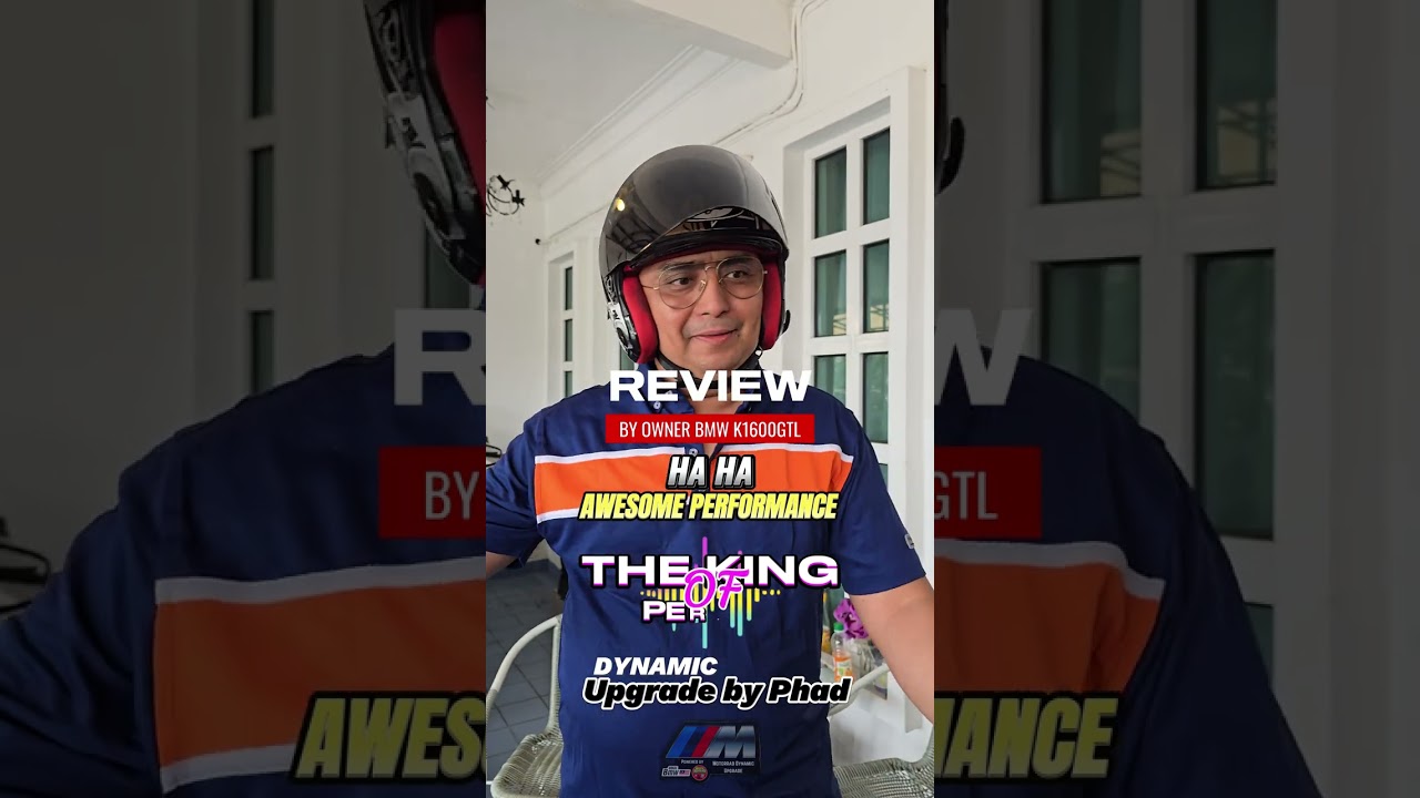 BMW K1600GTL Review after testing Dynamic Upgrade by Phad Motorrad The King of Performance