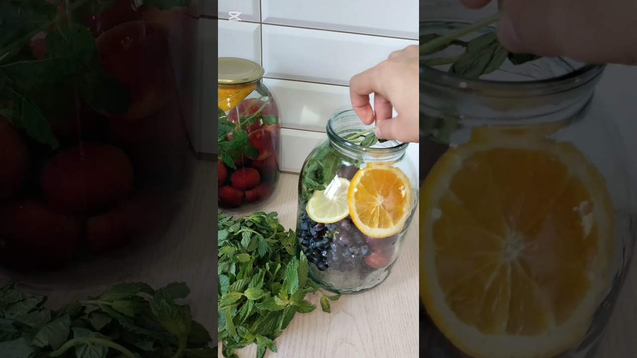Компоты из сливы. Махито компот. Компоты на зиму #мохито #компот  #recipe #recipes #рецепты #рецепт