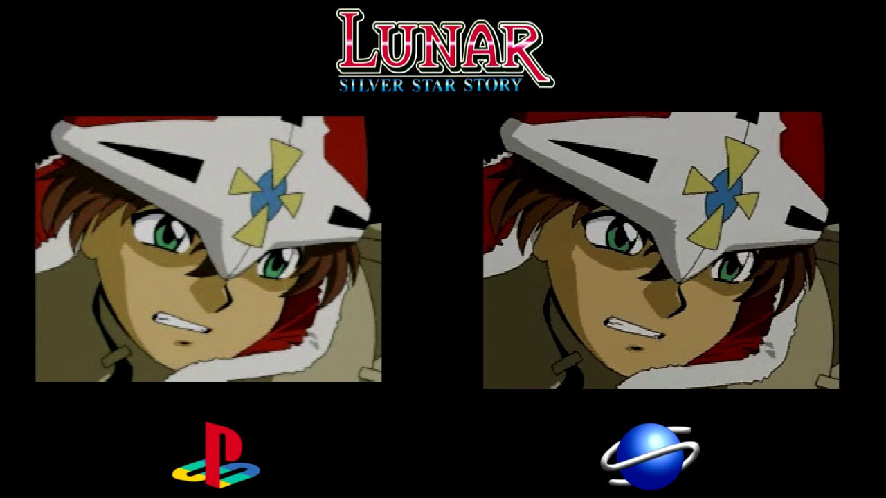 Lunar Silver Star Story - Saturn vs Saturn vs PlayStation Comparison