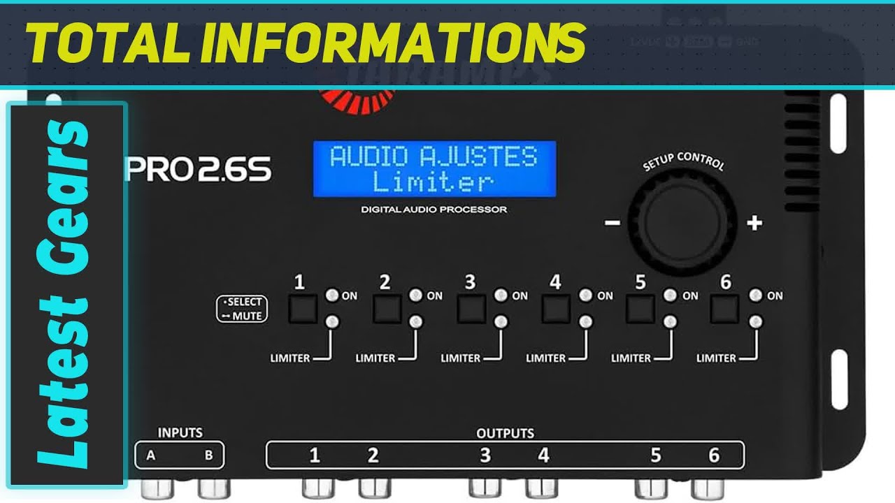 Taramp's Pro 2.6S Digital Signal Processor: Elevate Your Car Audio Experience!