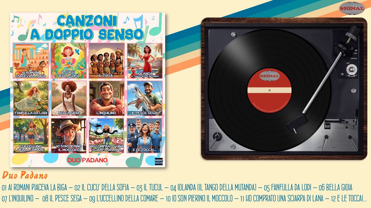 CANZONI A DOPPIO SENSO - Volume 1 (Duo Padano)