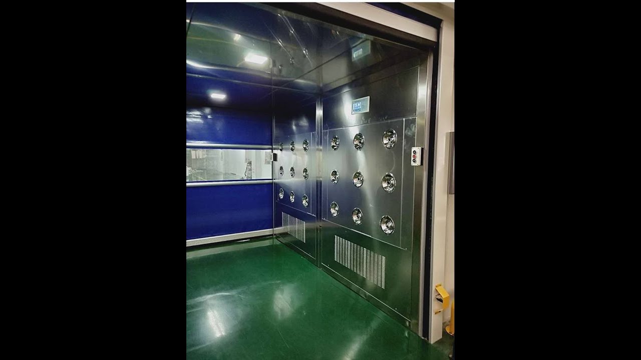 rolling shutter door air shower