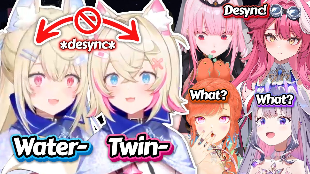 FUWAMOCO's rare desync makes everybody else sync in confusion