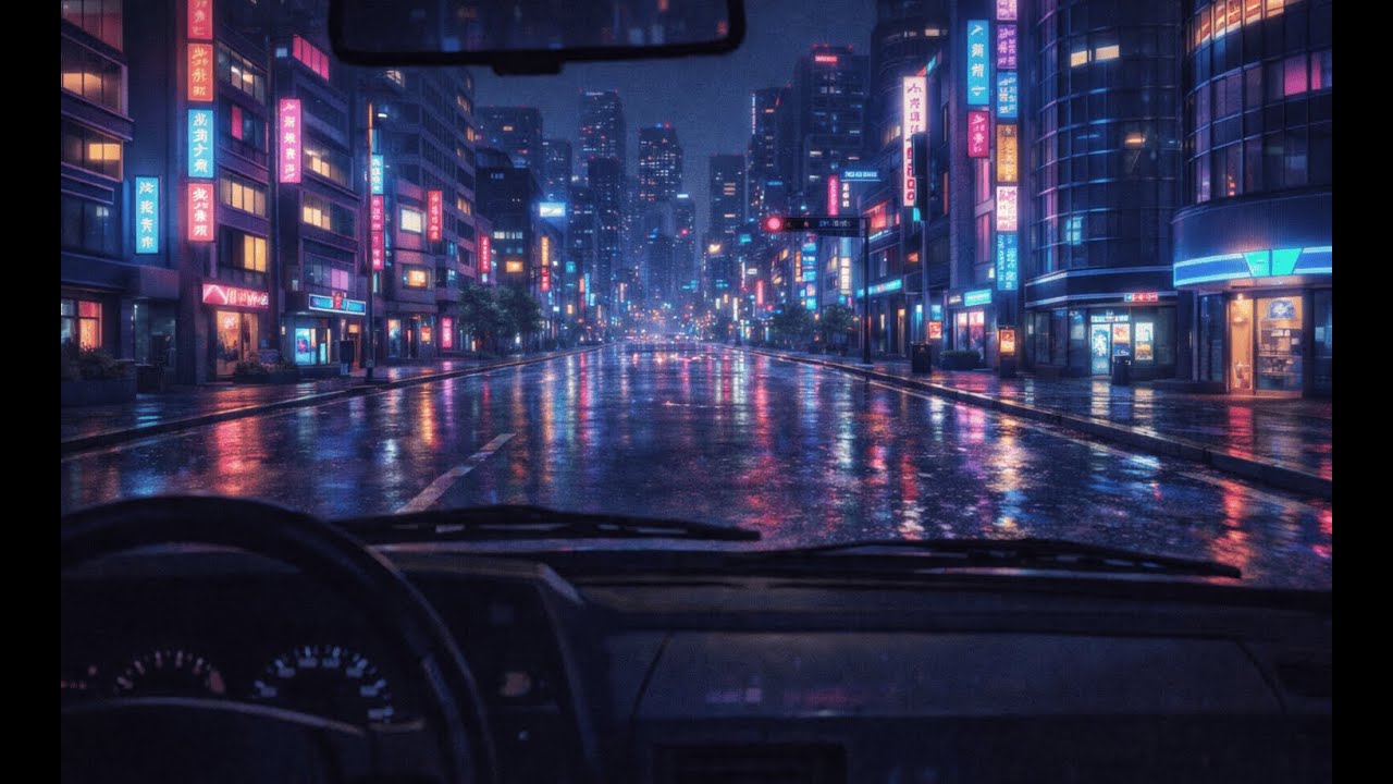 Midnight City Lights BGM | Japanese City Pop Ambient
