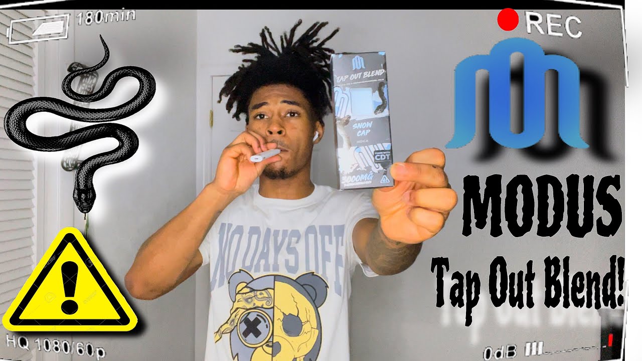 MODUS 3GRAM DISPOSABLE Vape Review SNOW CAP INDICA Tap OUT Blend !!