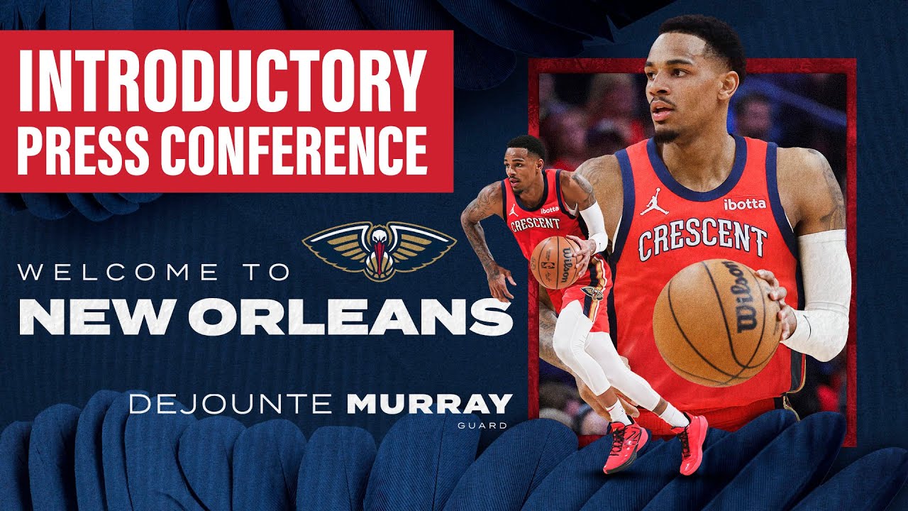 Dejounte Murray Introductory Press Conference | New Orleans Pelicans