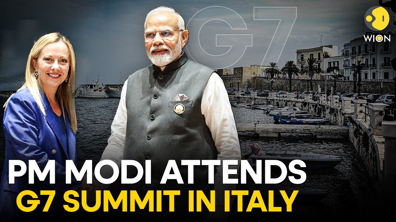 G7 Summit 2024 Italy LIVE: Indian PM Modi Attends G7 Summit in Italy | G7 Summit  LIVE | WION LIVE