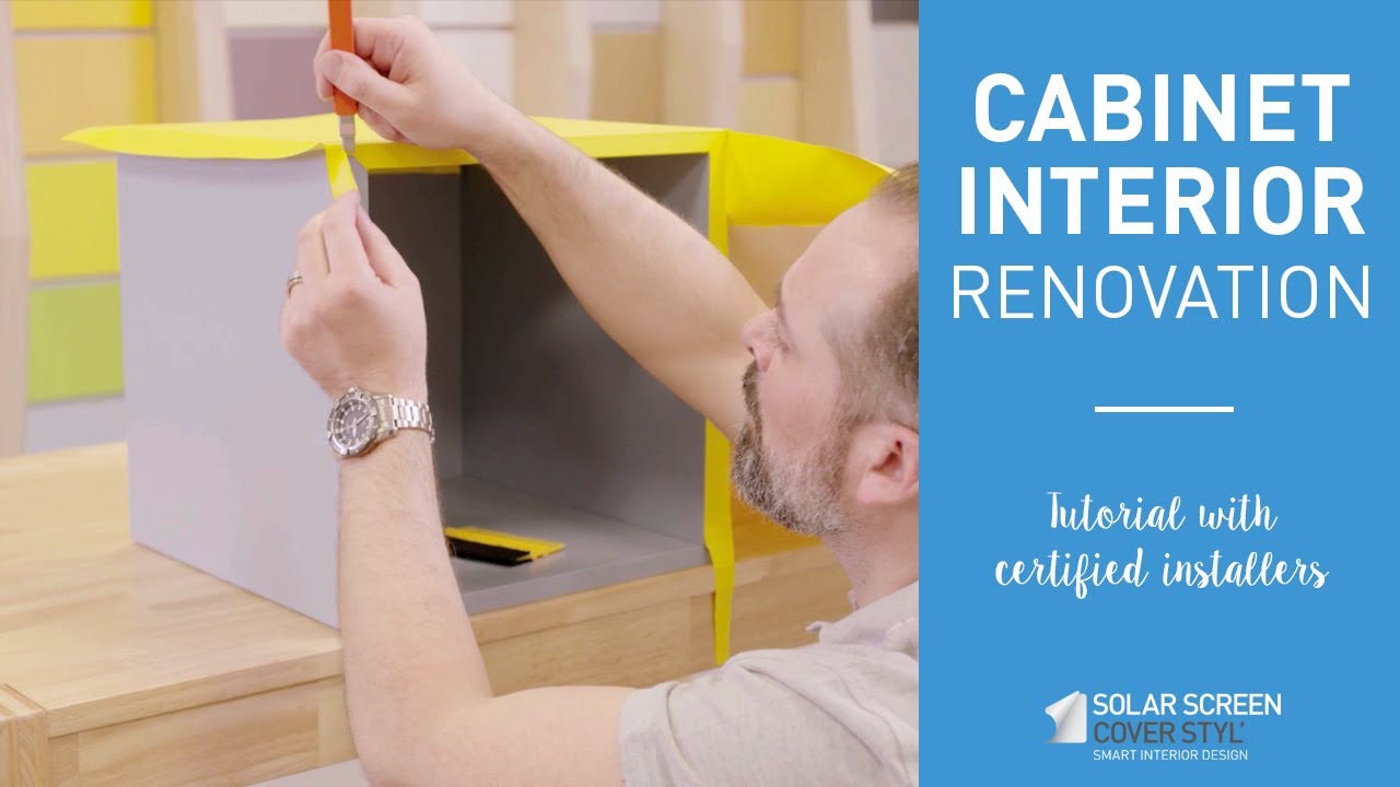 How to renovate a cabinet interior with Cover Styl'® adhesive coverings?