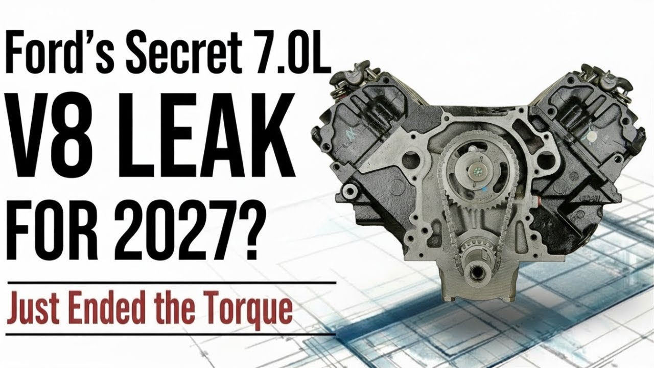 Утечка информации о секретном 7,0-литровом двигателе V8 от Ford на 2027 год? Инженеры только что ...
