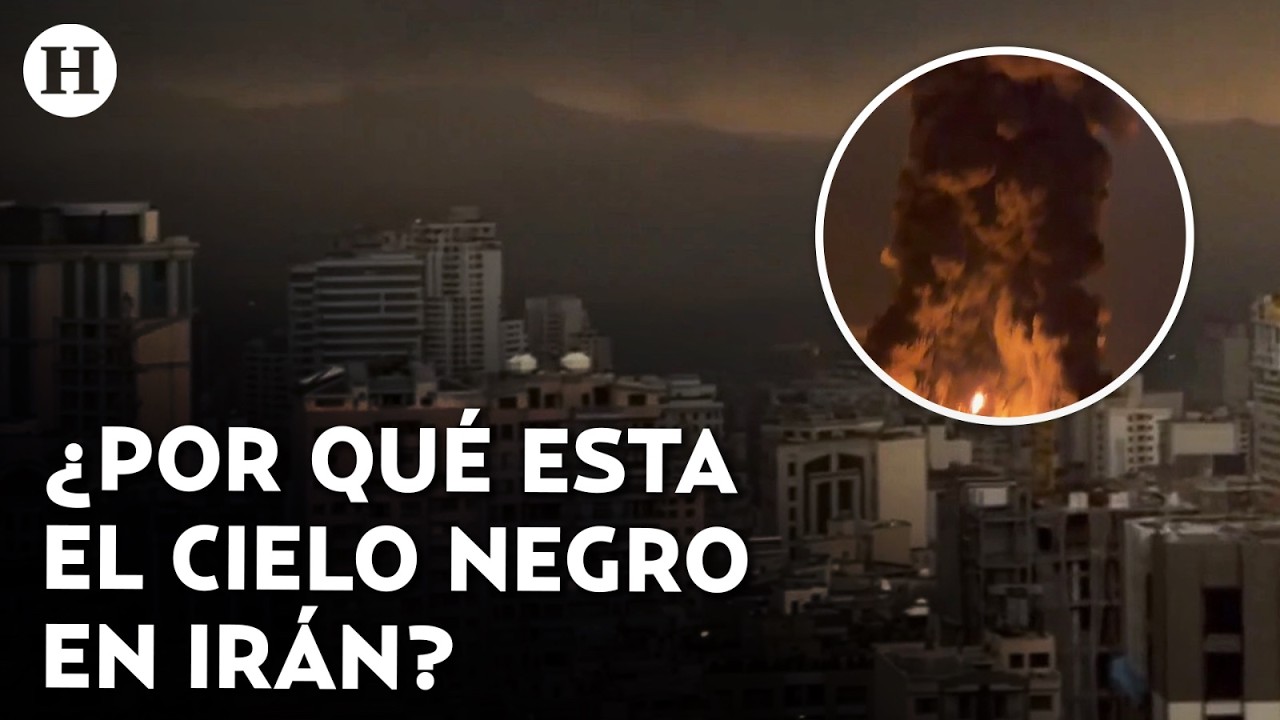 ¡Llueve agua oscura en Teherán! Esta es la razón por la que nubes negras cubren el cielo de Irán