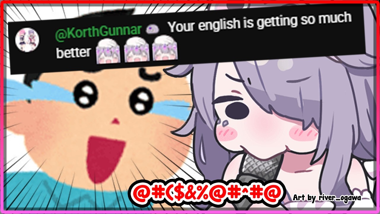 [ENG SUB/Hololive] Biboo had a crash out when she got eigo jouzu'd