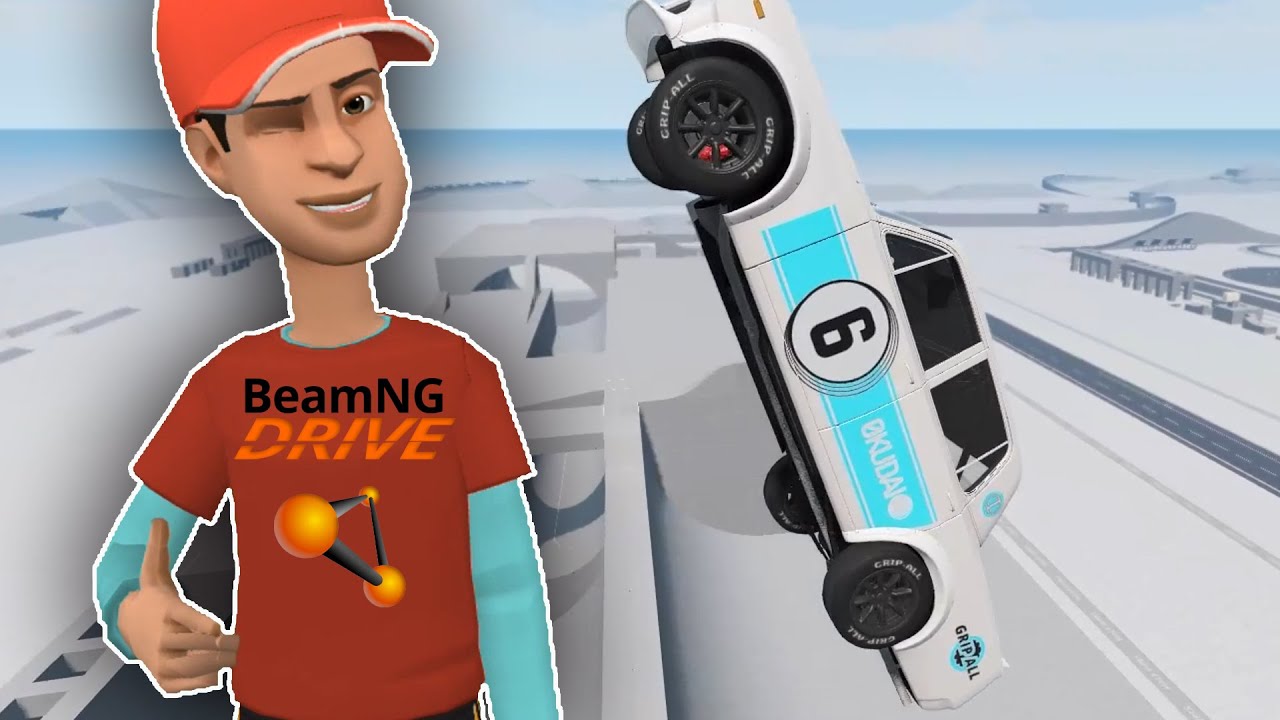 Cars flying crash test challenge