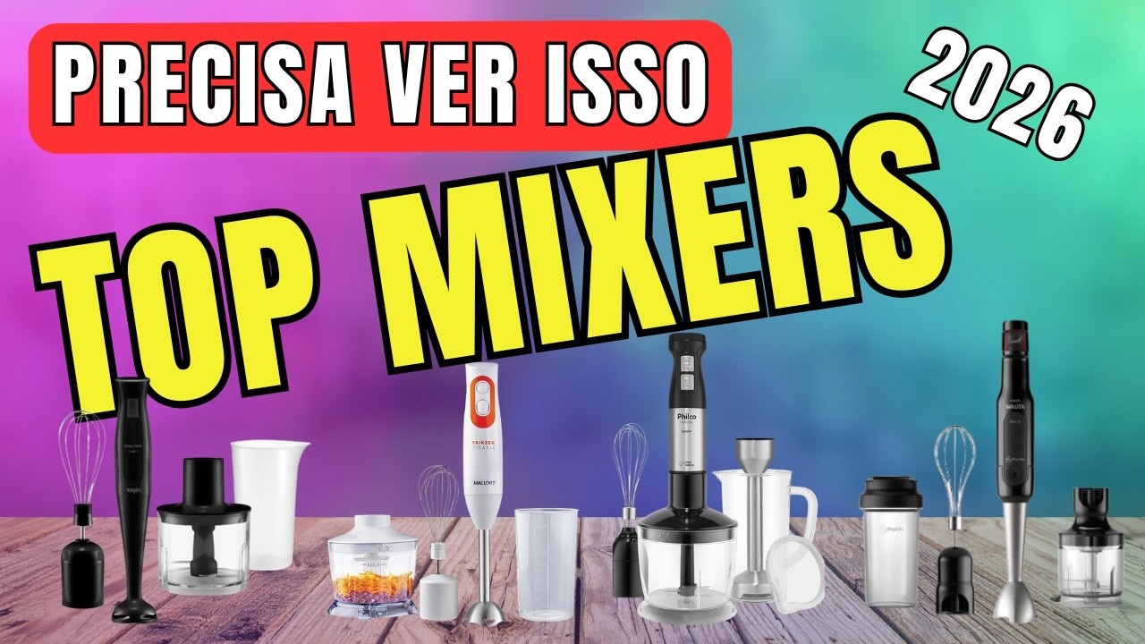 Melhores mixers 3 em 1. Melhores mixers para cozinha PARA COMPRAR!