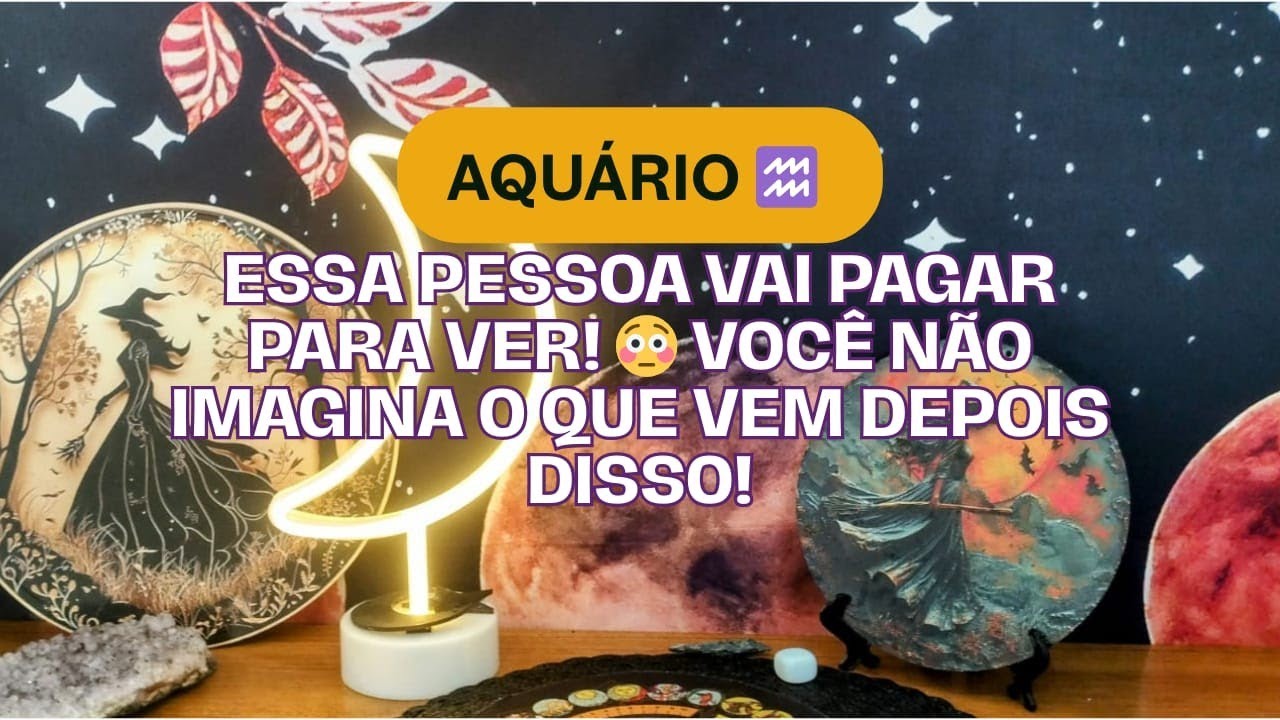 Aquário ♒ Parece que alguém resolveu duvidar de você, e agora vai pagar para ver! 😳