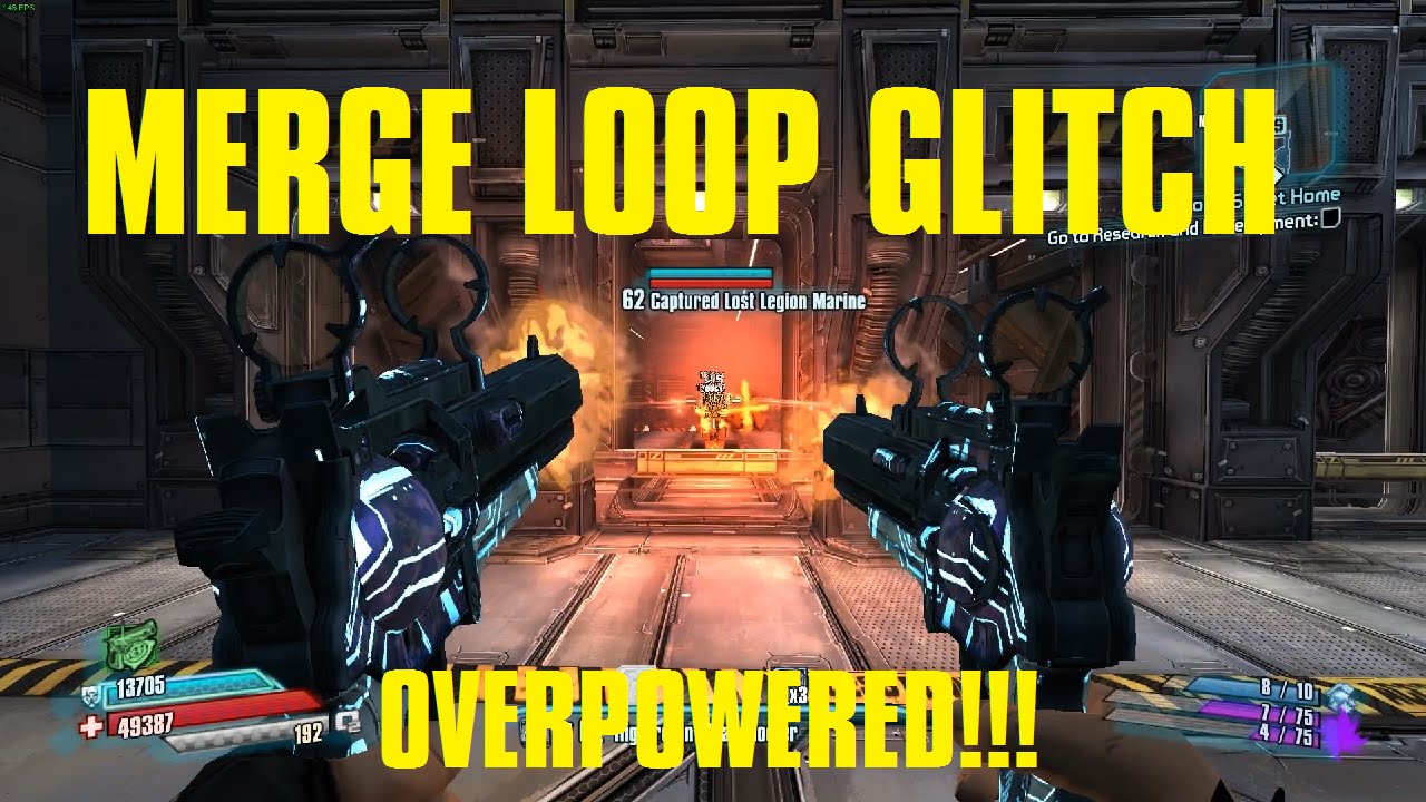 Merge the Loop Glitch with ALL GUNS | Borderlands: The Pre-Sequel!