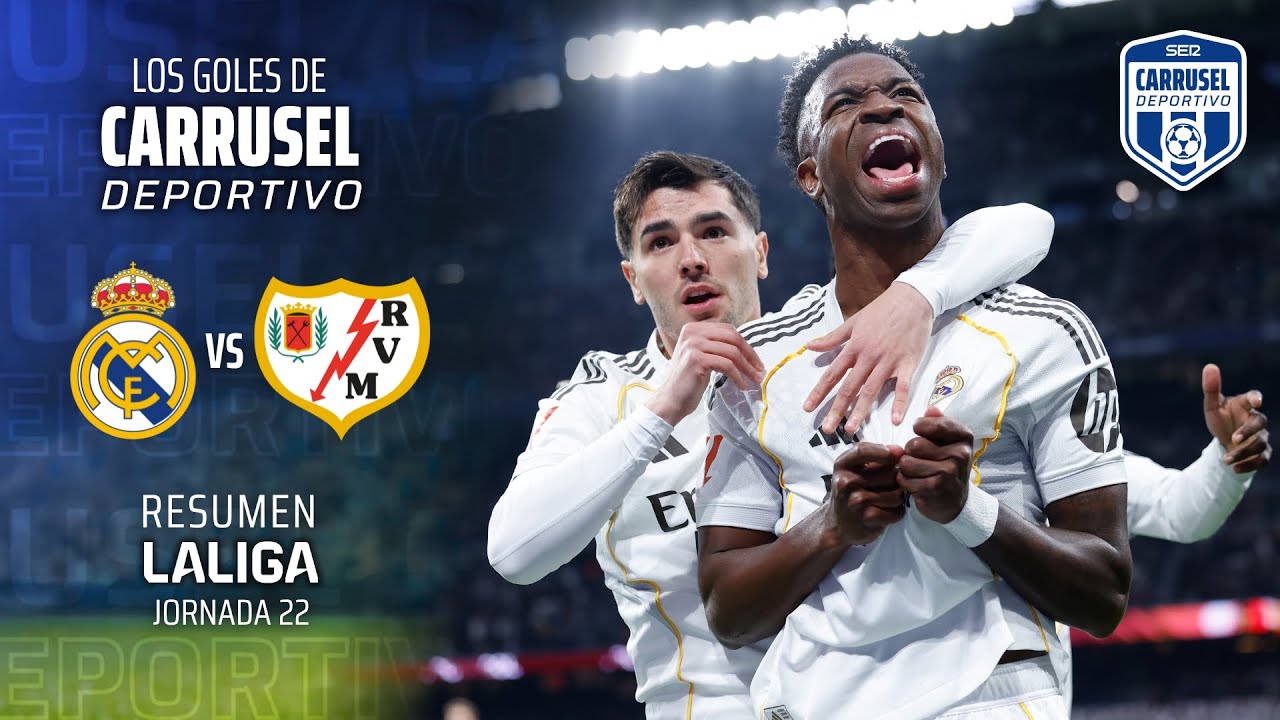 Mbappé y un buen Vinicius evitan un PATINAZO - Resumen de goles del Real Madrid 2-1 Rayo Vallecano