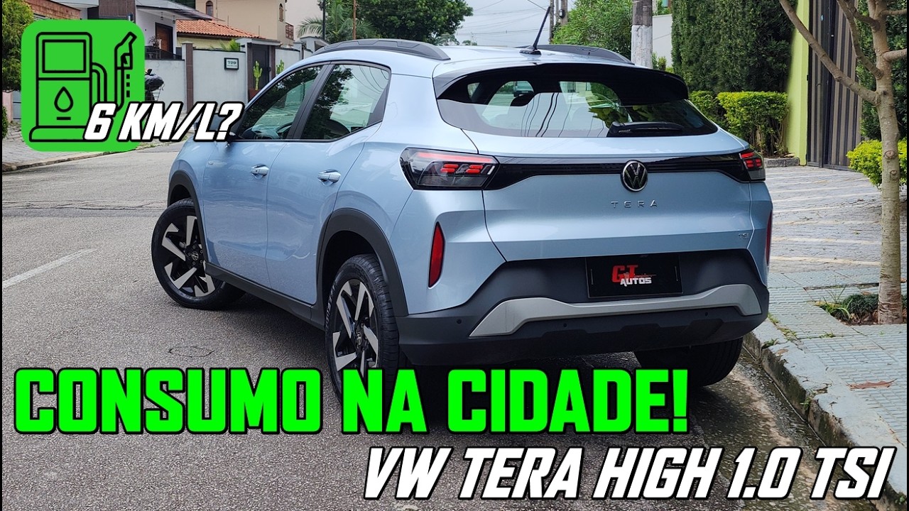 Volkswagen Tera High 1.0 TSI é econômico na cidade? Teste de consumo real!