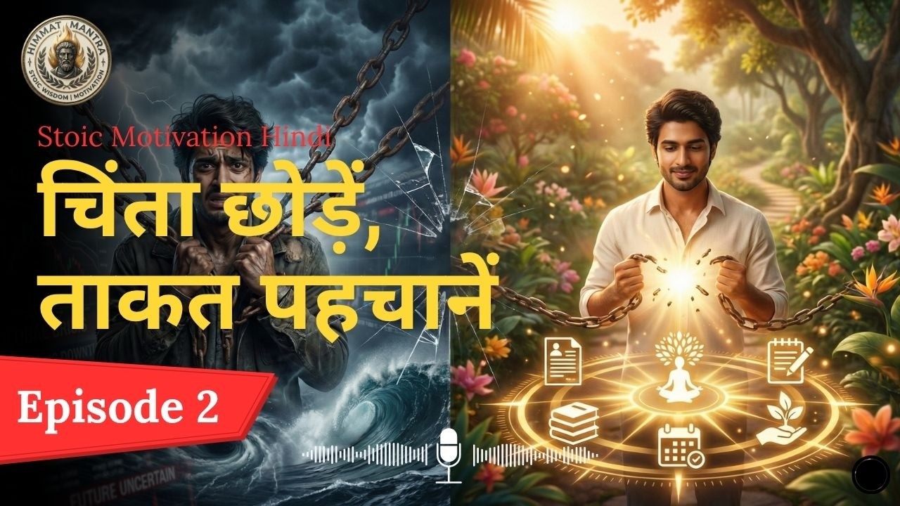 जो वश में नहीं उसकी चिंता छोड़ें | Stoic Motivation Podcast Hindi