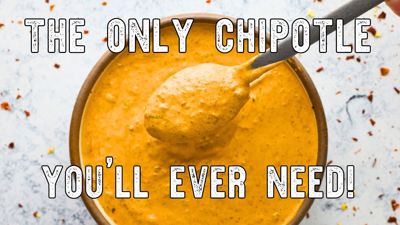 Creamy Chipotle Sauce Recipe (Real Chipotle Flavor!)