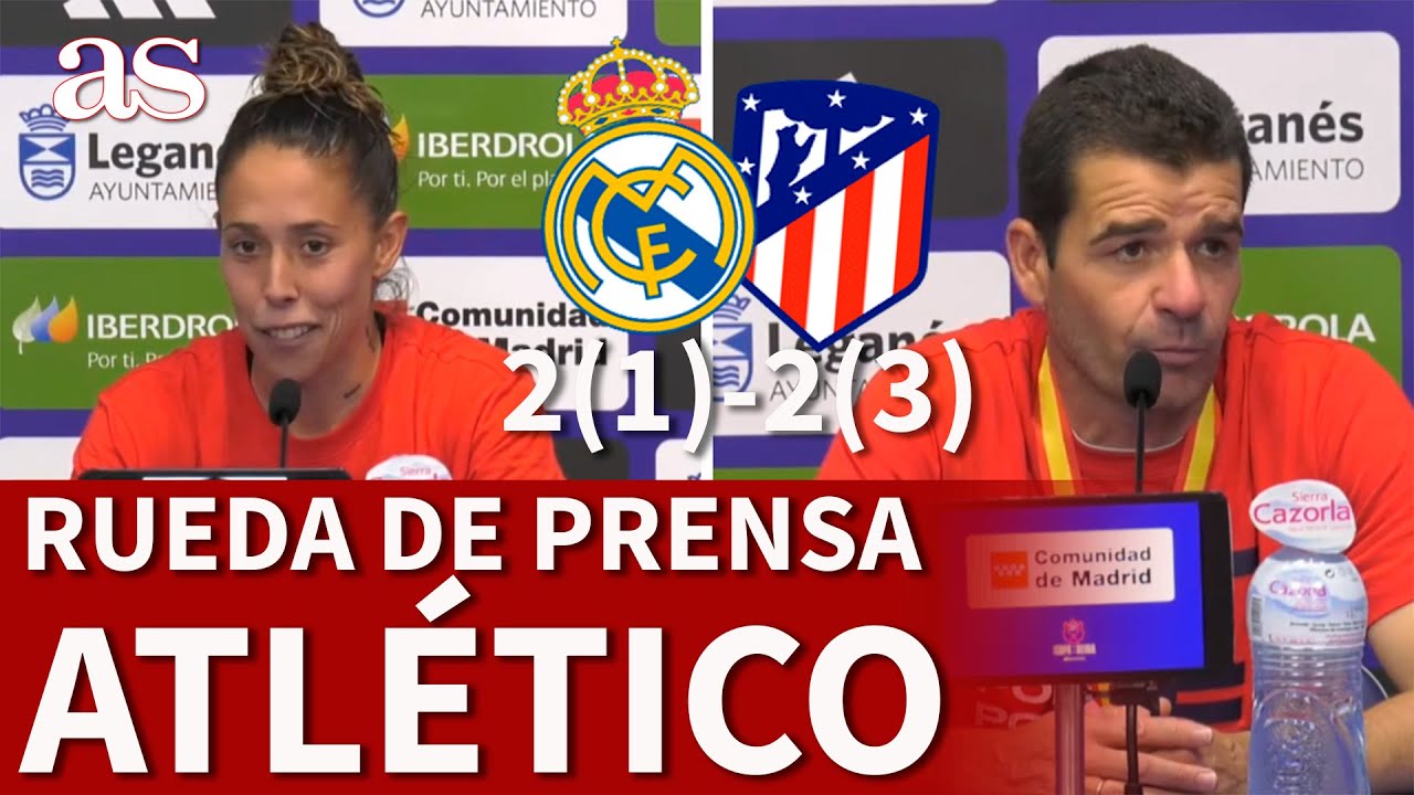 MANOLO CANO y LOLA GALLARDO, RUEDA DE PRENSA | COPA DE LA REINA | REAL MADRID 2 - ATLÉTICO 2 | AS