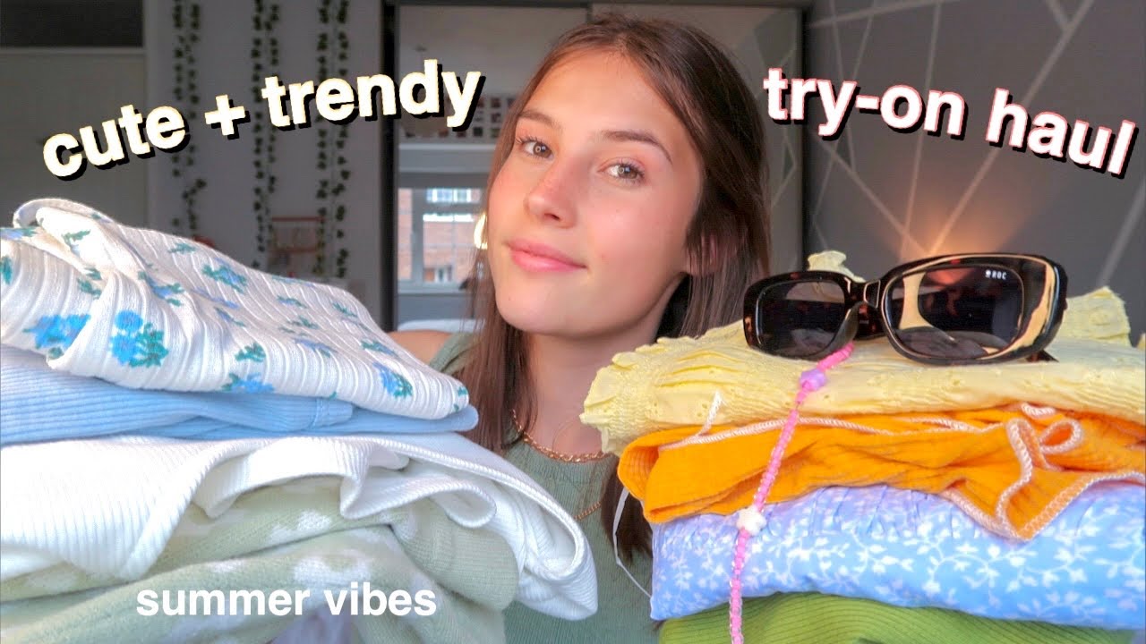 HUGE summer clothes try-on haul *cute + trendy*