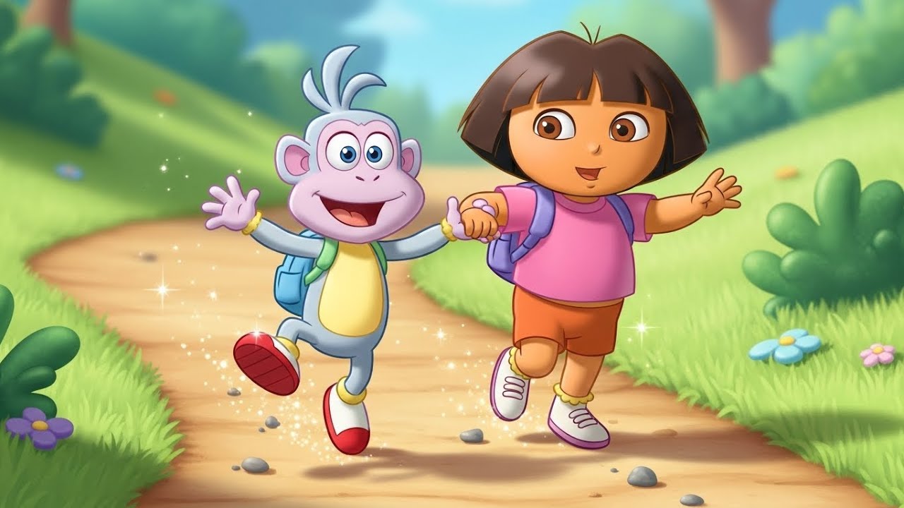Dora Followed a Trail of Glittering Pebbles ✨ | Kids Songs & Nursery Rhymes