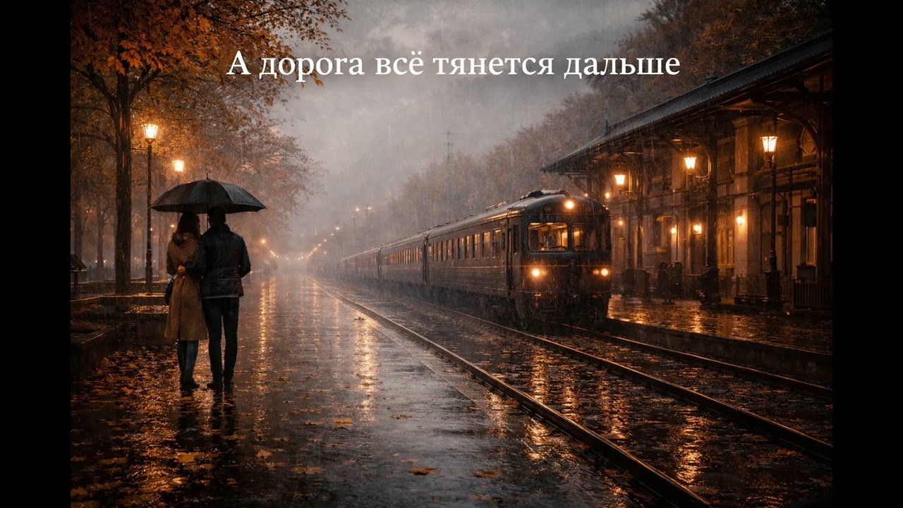 А дорога всё тянется дальше — лирическая песня (дуэт)