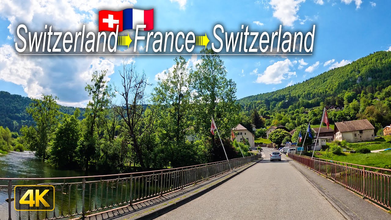 The Hidden Path to Saint-Ursanne | A Scenic Drive through the Swiss-French Jura Mountains
