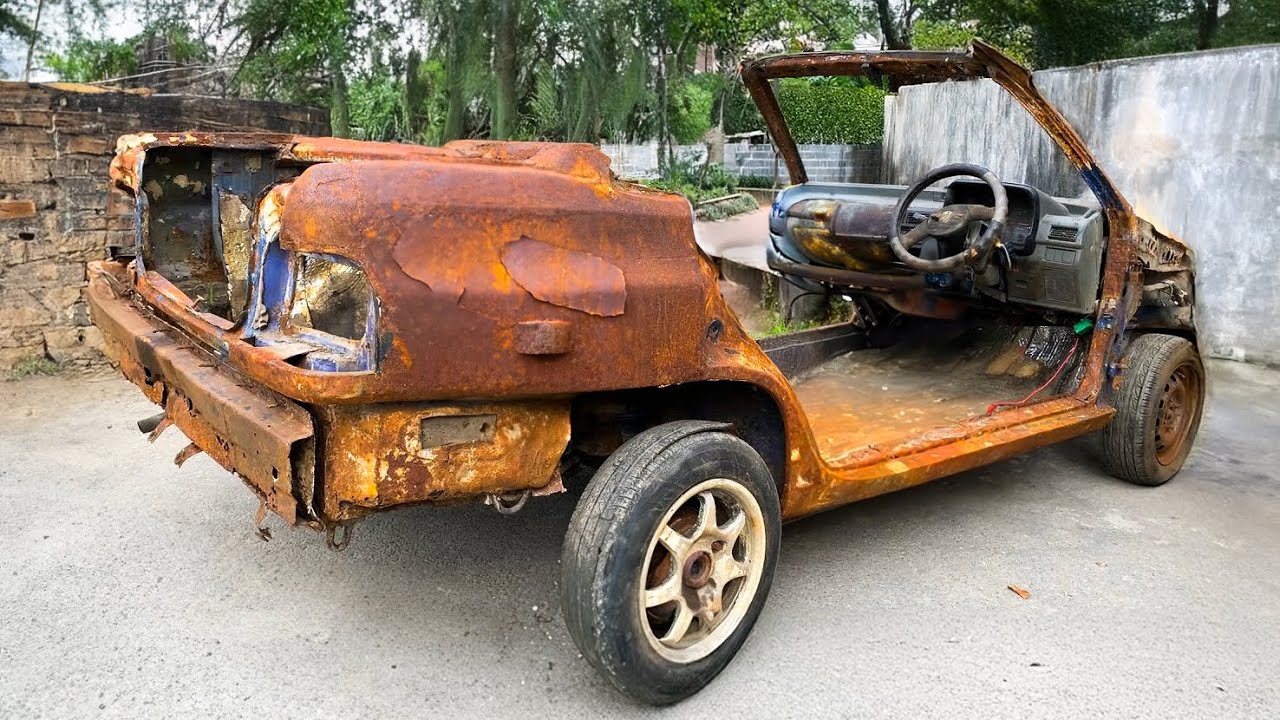 BMW R Convertible Restoration - Recycling from the Wreckage