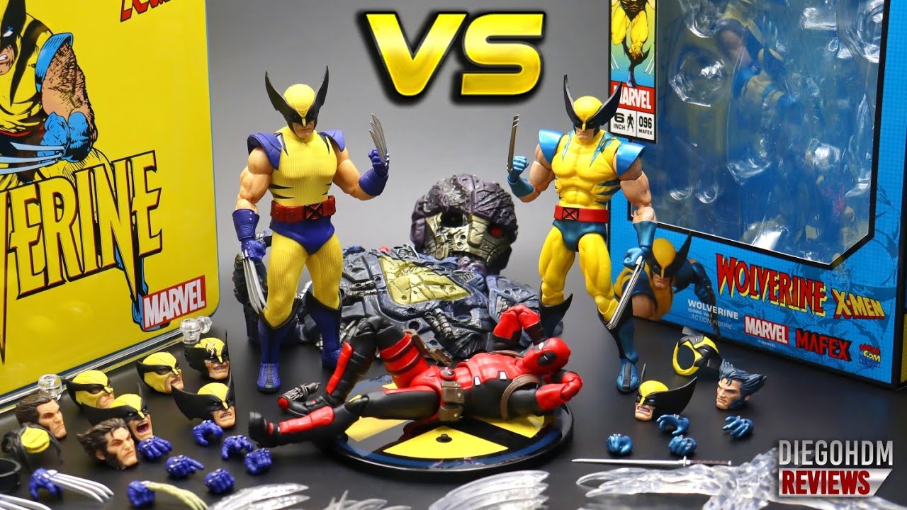 WOLVERINE Mezco vs WOLVERINE Mafex Comparativo BR