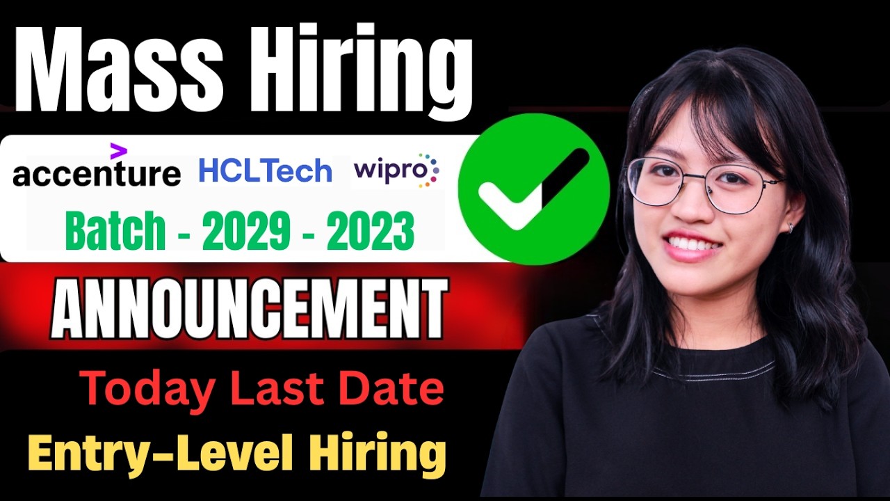 😱Wipro Elite Hirign Started | Accenture Hiring 2025 Batch | Revature, HClTech  - 2026 - 2030 Batch
