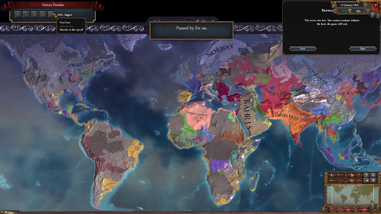 Bokoen2 Mega Campaign: World Timeline