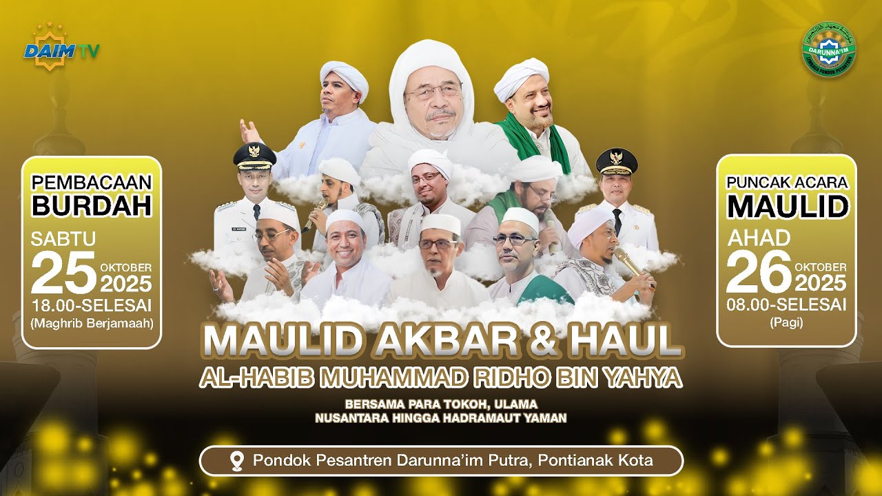 LIVE🔴| Pembacaan Qasidah Burdah | Peringatan Maulid dan Haul 2025