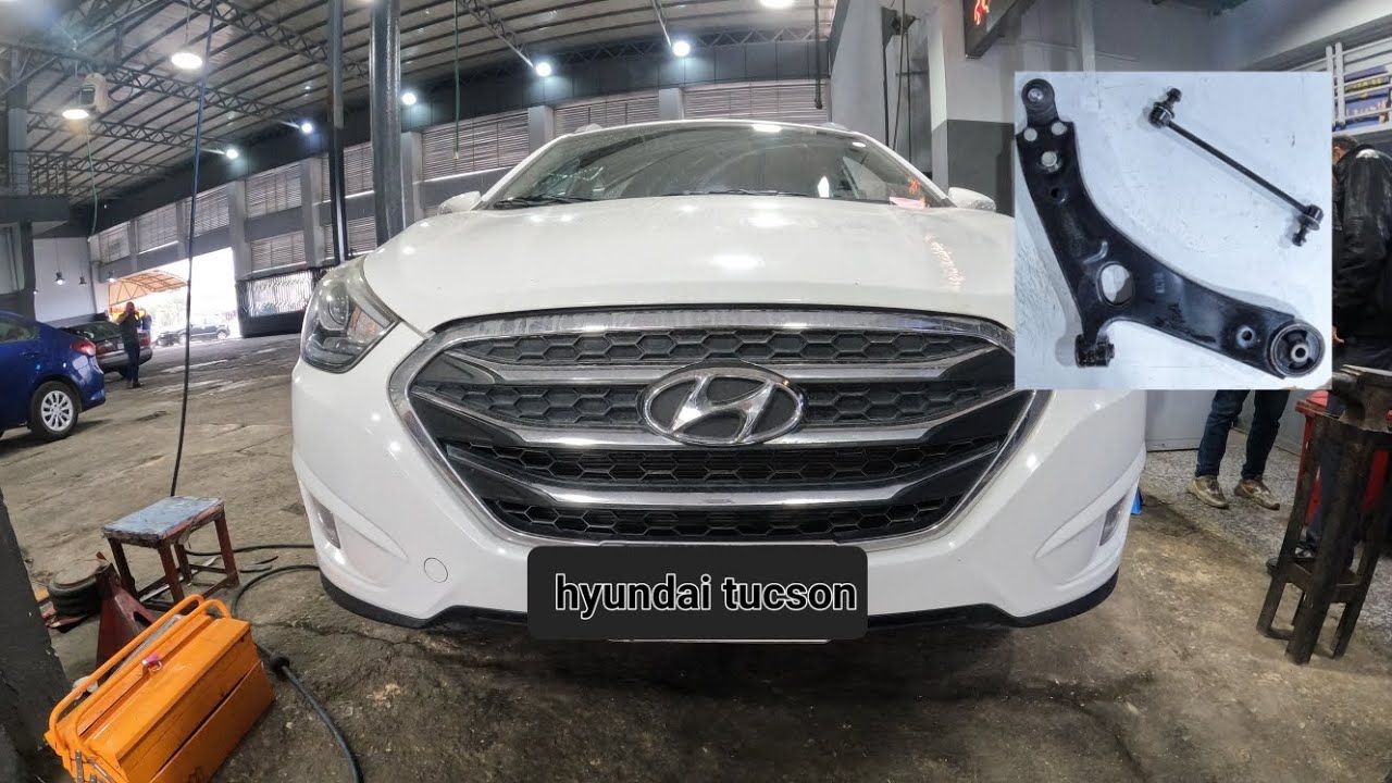 reemplazo de brazo de control - rótula - barra estabilizadora ... hyundai tucson 2015
