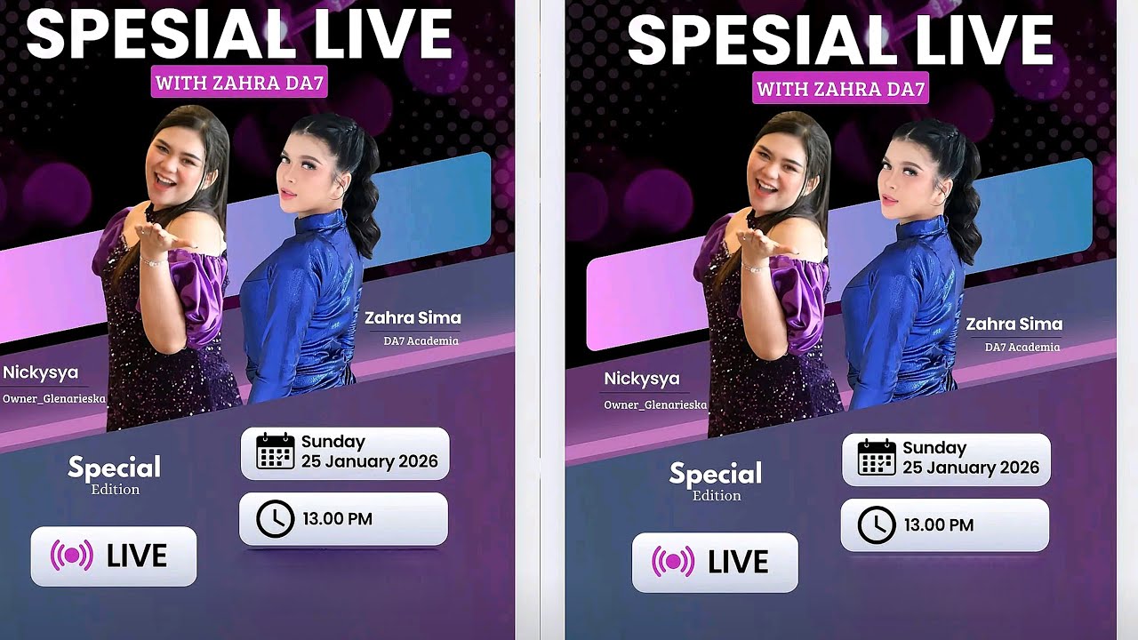 Live Zahra dan Eby Kocak  Banget Buat Baper!