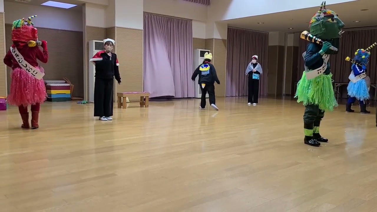 節分集会リハーサル👹ももやま幼稚園🍑(愛媛県松山市)