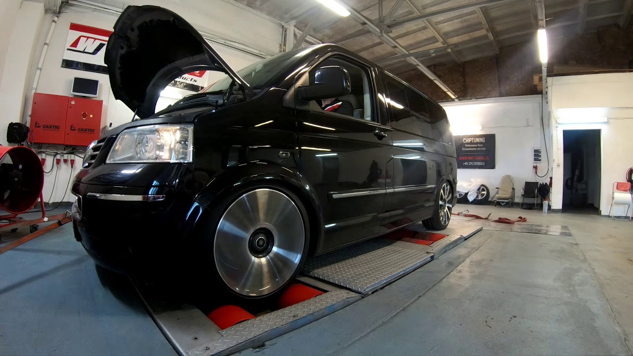 VW T5 - 2.5 TDI BUSINESS auf dem RMT-TUNING Allradprüfstand