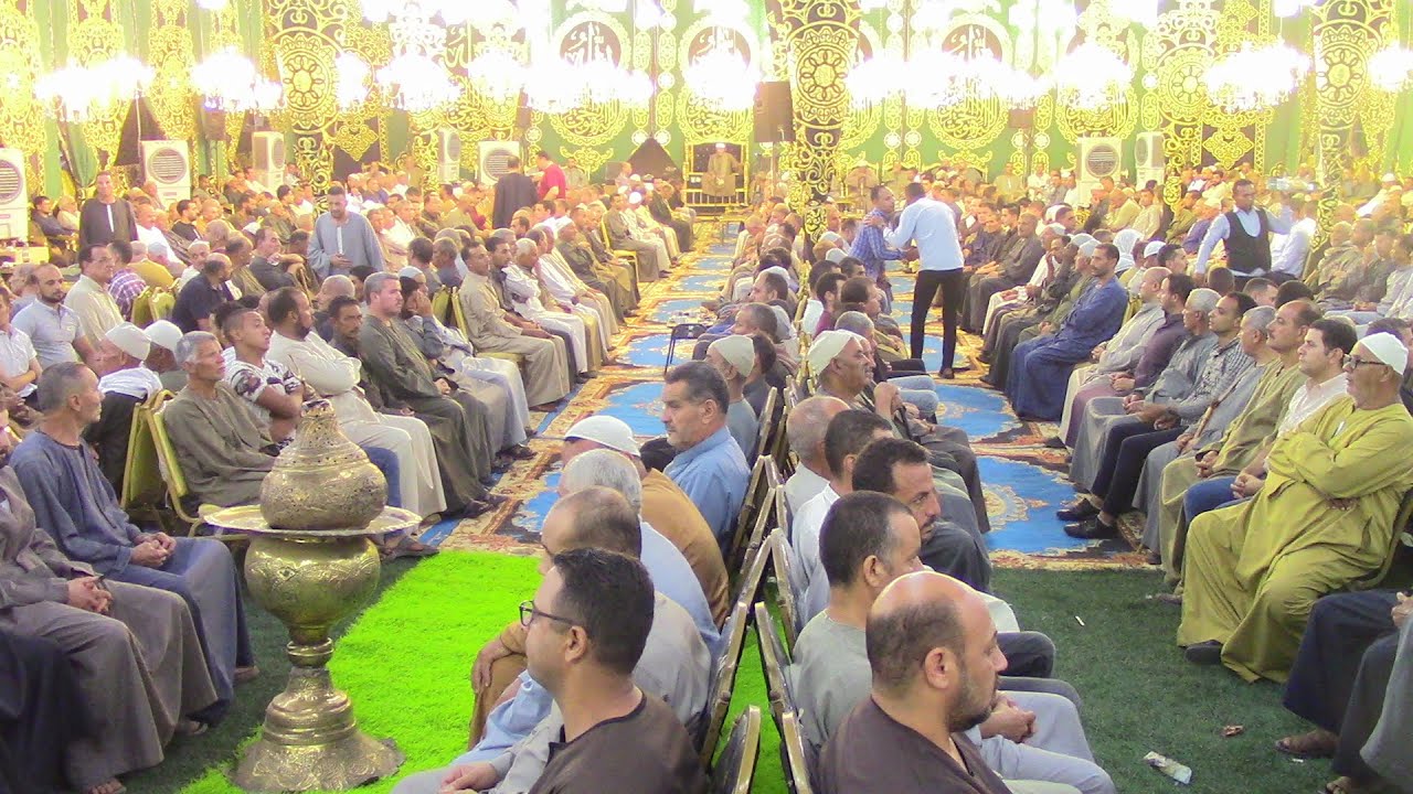 الشيخ خضر احمد مصطفى عزاء الحاج رفعت غنيم نايل ربع الختام روعه الكمايشه تلا منوفيه
