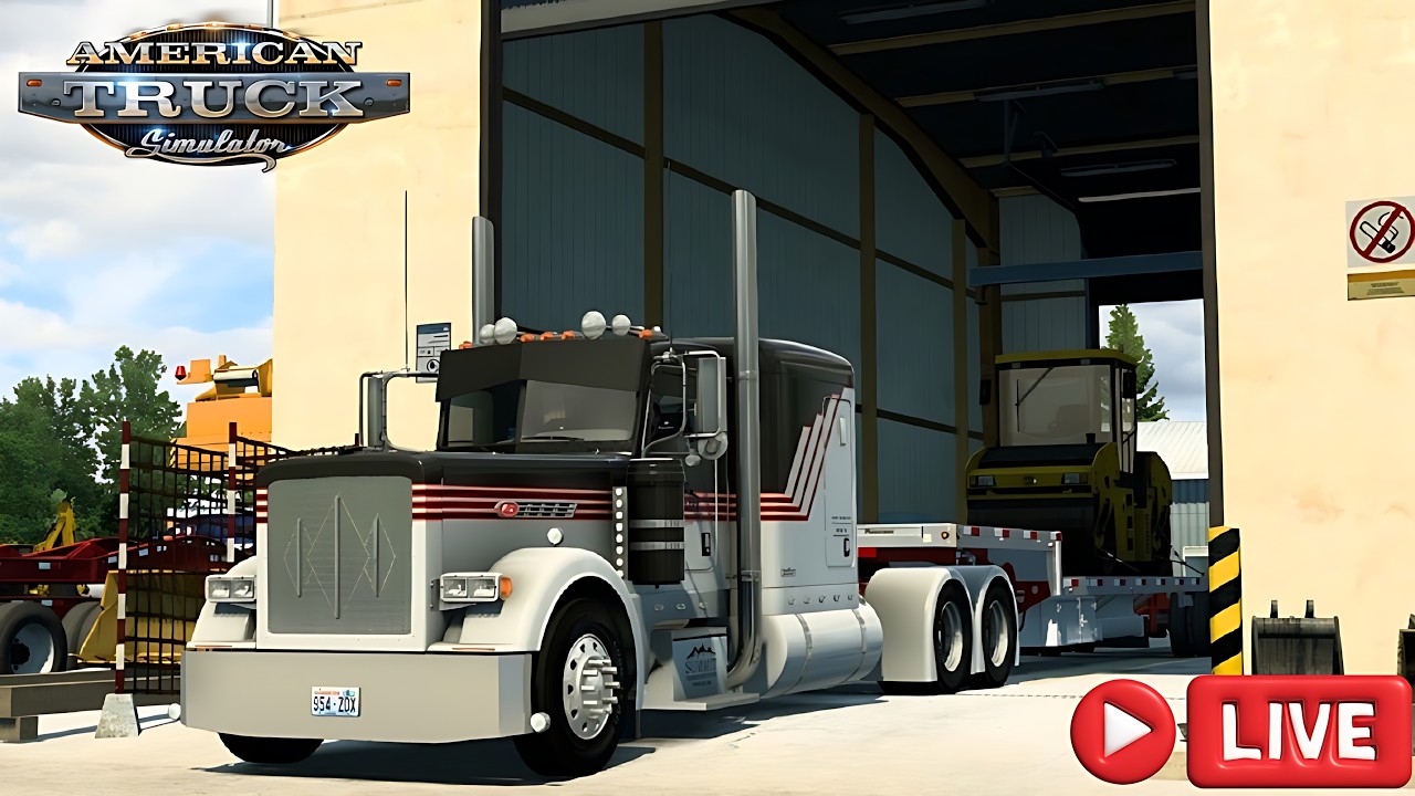 🔴 #americantrucksimulator ЕДУ НА ТРАКЕ  Peterbilt 389 Glider Truck, ПО США, Руль PXN V10