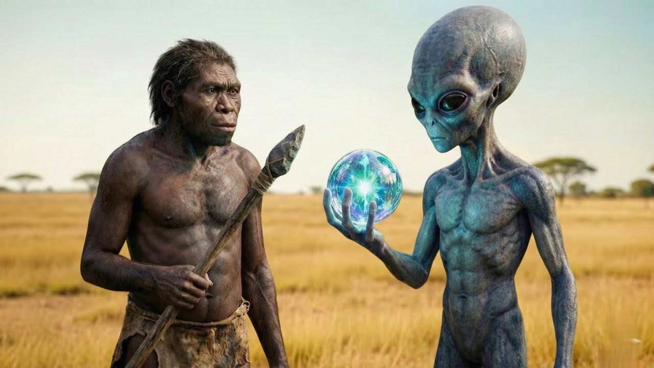 Life Million Years Ago | How Did First Humans Homo Habillis Met UFO And Alien In The Prehistoric 