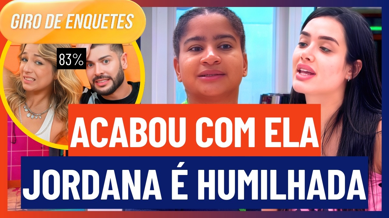 🔵 ACABOU COM ELA! Milena DETONA Jordana e diz que ela é INÚTIL! Giro de Enquetes ATUALIZADO | BBB 26