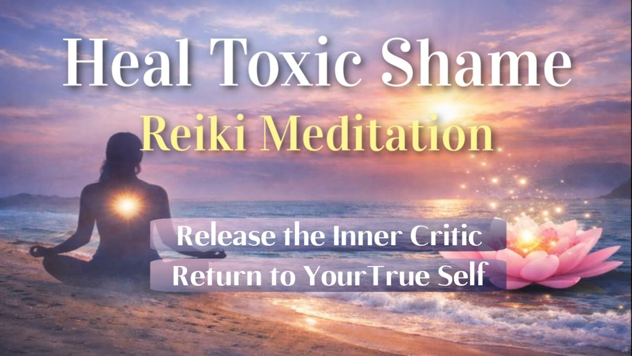 Healing Toxic Shame &ndash; Reiki Meditation 🪷Release the Inner Critic & Return to Your True Self