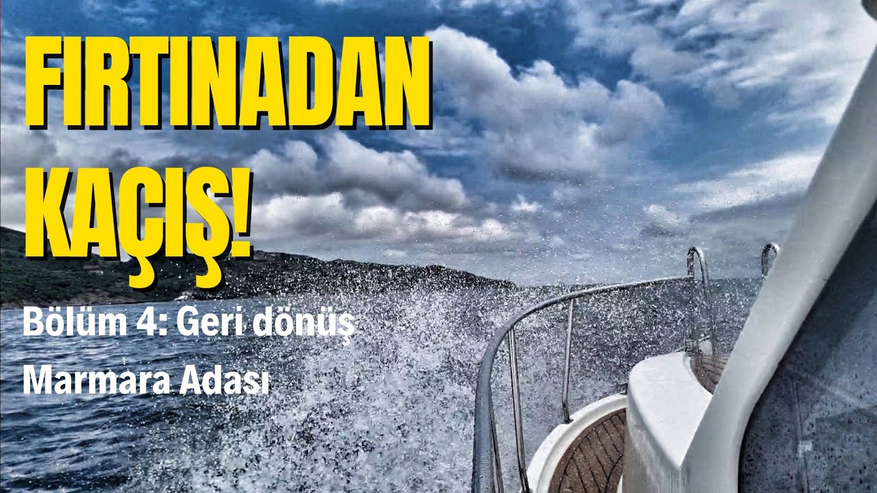 Fırtınadan Kaçıp Adaya Sığındık!! | Marmara Adası | Eve Dönüş Bölüm 4