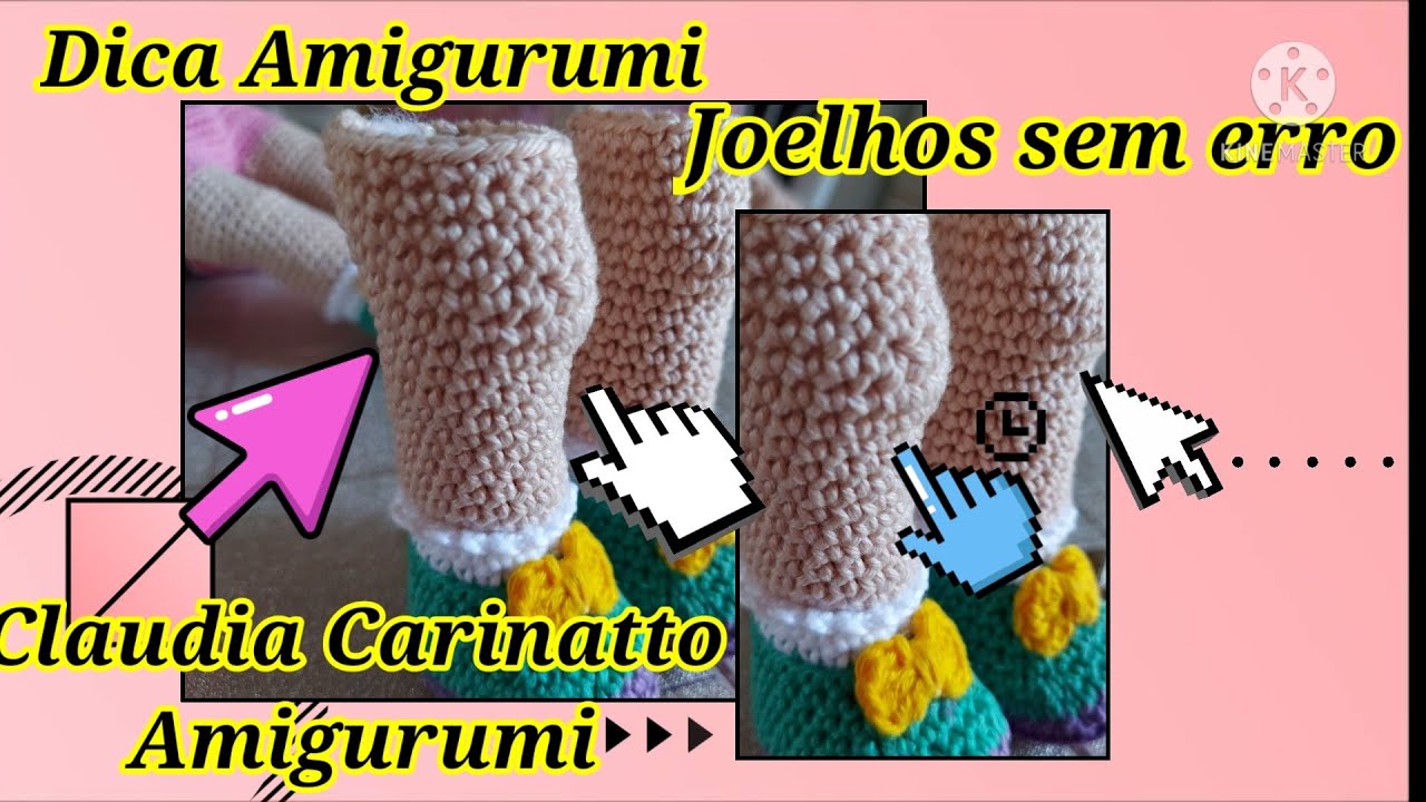 Dica Amigurumi Joelho perfeito